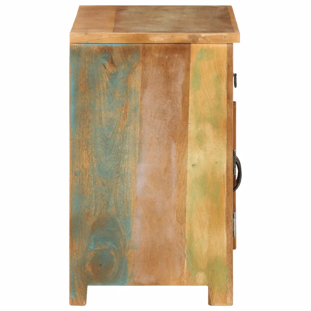 Berkfield Home Rustic Reclaimed Solid Wood Sideboard in Brown, W/D/H: 68 x 35 x 55 cm – 2