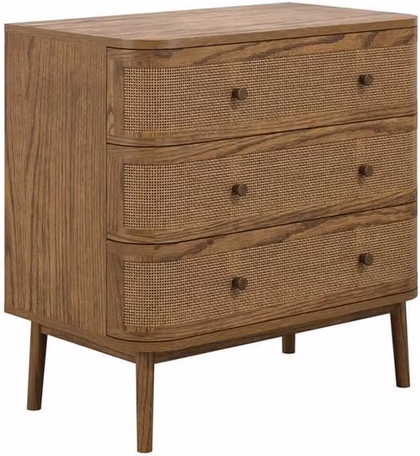 Lemon Pavilion Furniture Callie Chest of Drawers in Brown Wood