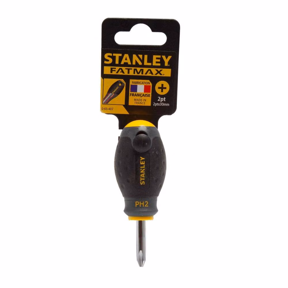 Stanley FatMax Stubby Phillips Head Screwdriver in Black – 2