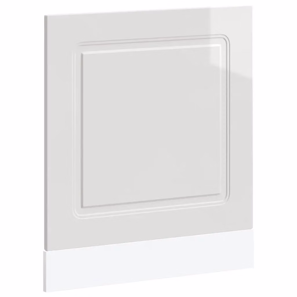 Berkfield Home Kalmar Dishwasher Panel in High Gloss White, Engineered Wood, W/D/H: 60 x 1.5 x 67 cm – 2