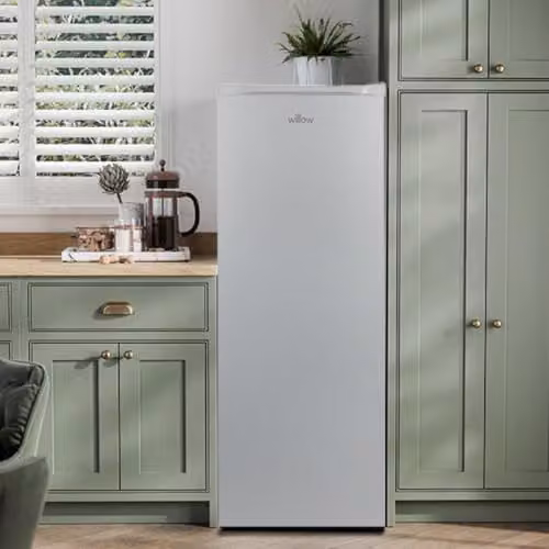 Willow WTF55S 177L Freestanding Tall Upright Freezer with Reversible Door, Silver – 2