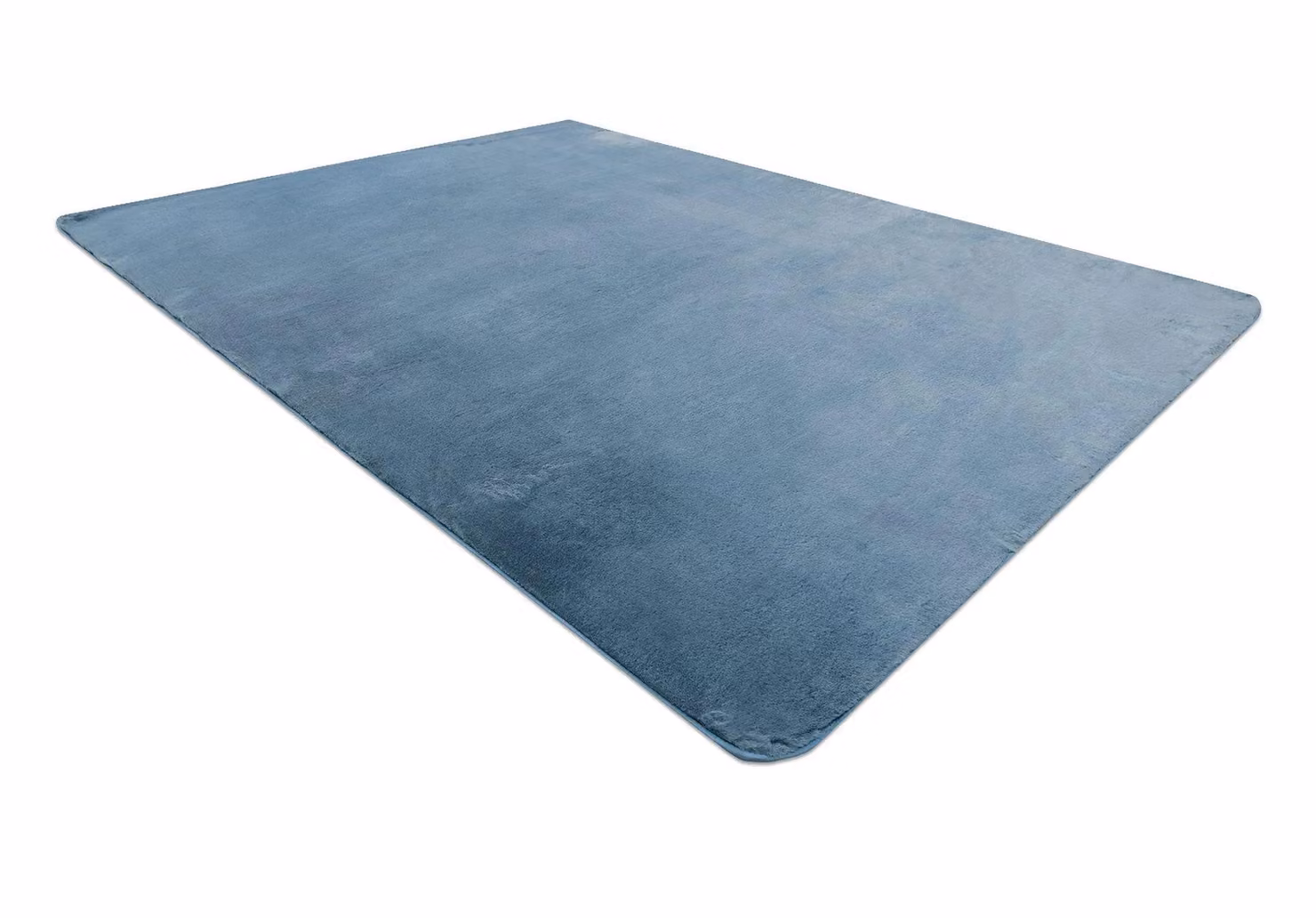 RugsX Posh Blue Rectangular Polyester Rug, W: 50 cm, D: 80 cm – 3