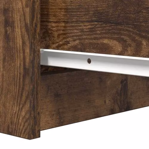 vidaXL Modern Sideboard in Smoked Oak Brown, W/D/H: 37.5 x 35.0 x 76.0 cm – 4