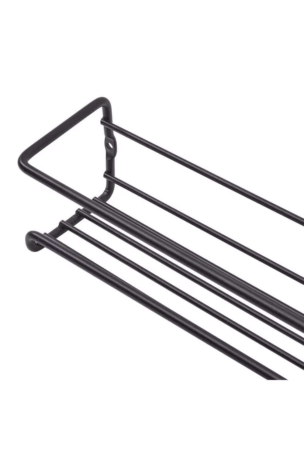 Living and Home Set of 4 Black Metal Wire Wall Mounted Spice Racks – 3