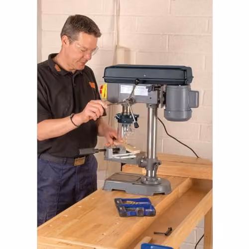 Draper 38255 5 Speed Hobby Benchtop Drill, 350W, Silver and Grey – 2