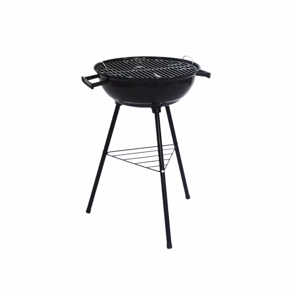 sweeek Black Enamelled Steel Charcoal Kettle Barbecue, Diameter: 39 cm – 2