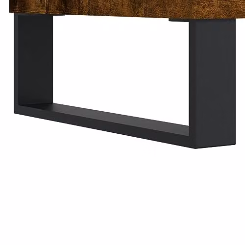 vidaXL TV Cabinet in Smoked Oak and Brown, W/D/H: 100 x 34.5 x 44.5 cm – 4