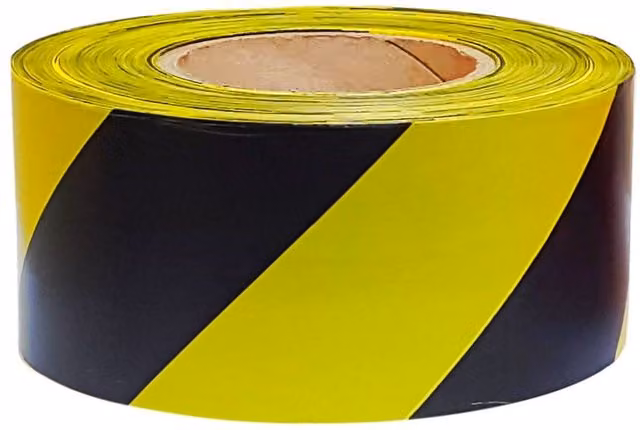 True Products Black and Yellow Professional Barrier Tape