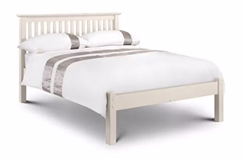 Julian Bowen Barcelona Low Footend Bed in White Lacquered Pine – 1