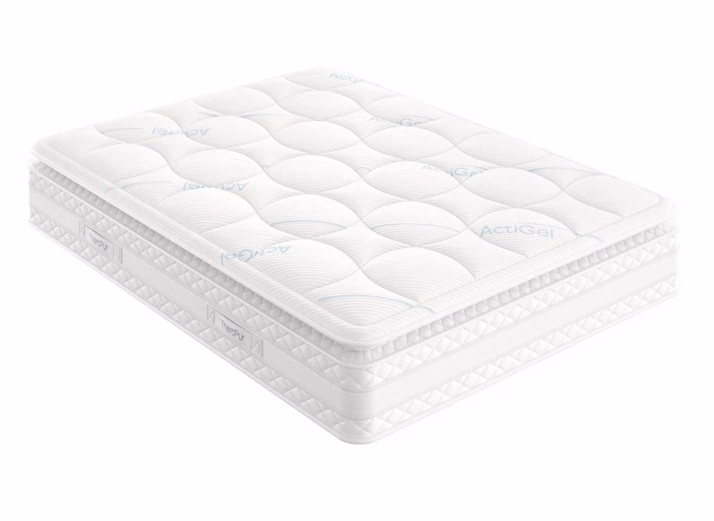 TheraPur ActiGel Alaska 6000 Combination Mattress with Temperature Regulation, White, H2