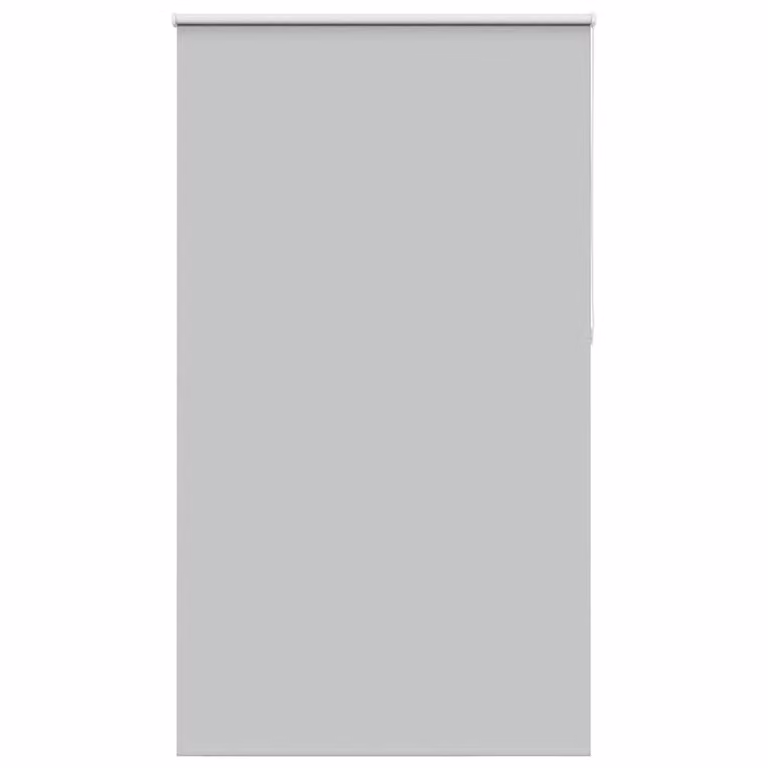 Berkfield Home Grey Blackout Roller Blind, Thermal Insulating Polyester Fabric, W: 105 cm, H: 210 cm