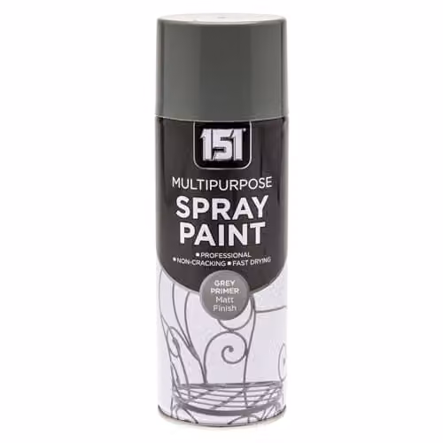 151 Quick Drying Grey Primer Spray Paint, 400 ml