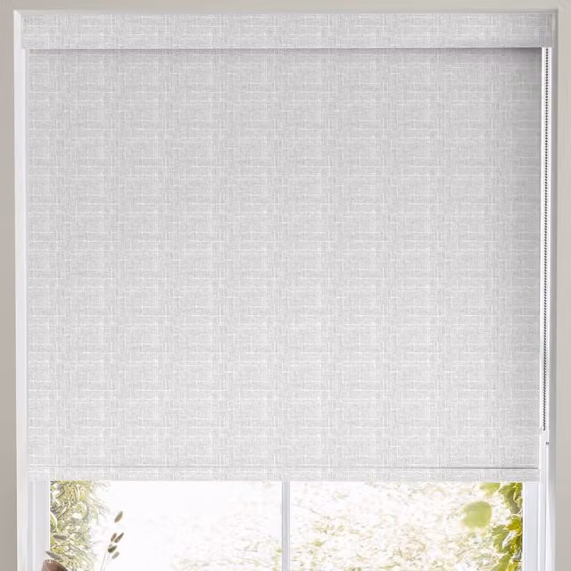 Terrys Silver Grey Blackout Roller Blind