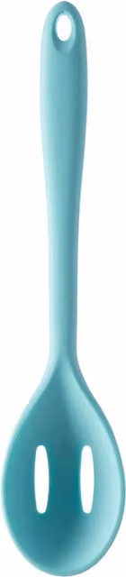 Orsina Green Silicone Oval Slotted Spoon