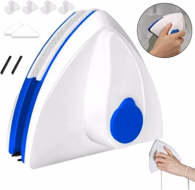 SPETLEK Double Sided Magnetic Household Window Cleaner in White, W/D/H: 100 x 100 x 100 cm – 1