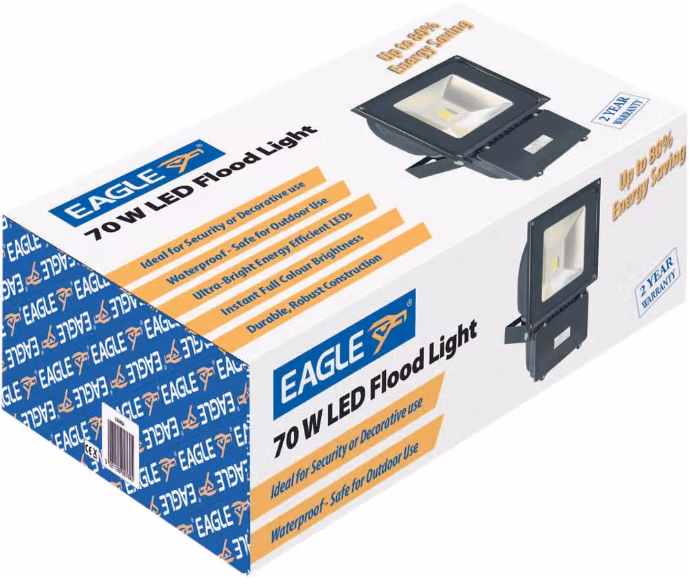 Eagle 70W LED Floodlight in Black – 2