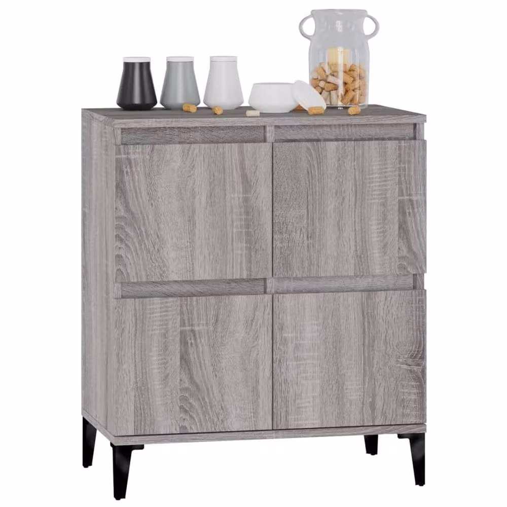 Berkfield Home Grey Sonoma Sideboard in Engineered Wood W/D/H: 60 x 35 x 70 cm – 3