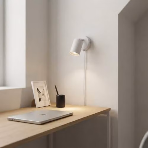 Nordlux Explore Adjustable White Metal Wall Light with GU10 Mains Connection – 4