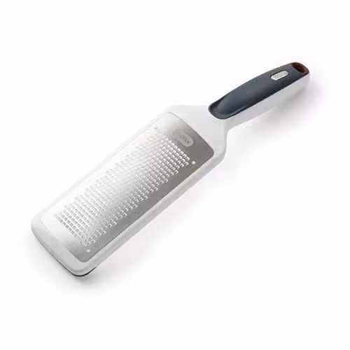 Zyliss Smooth Glide Fine Grater with Handle in White