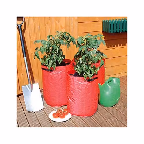 St Helens Home & Garden Red Tomato Grow Bags, Pack of 3