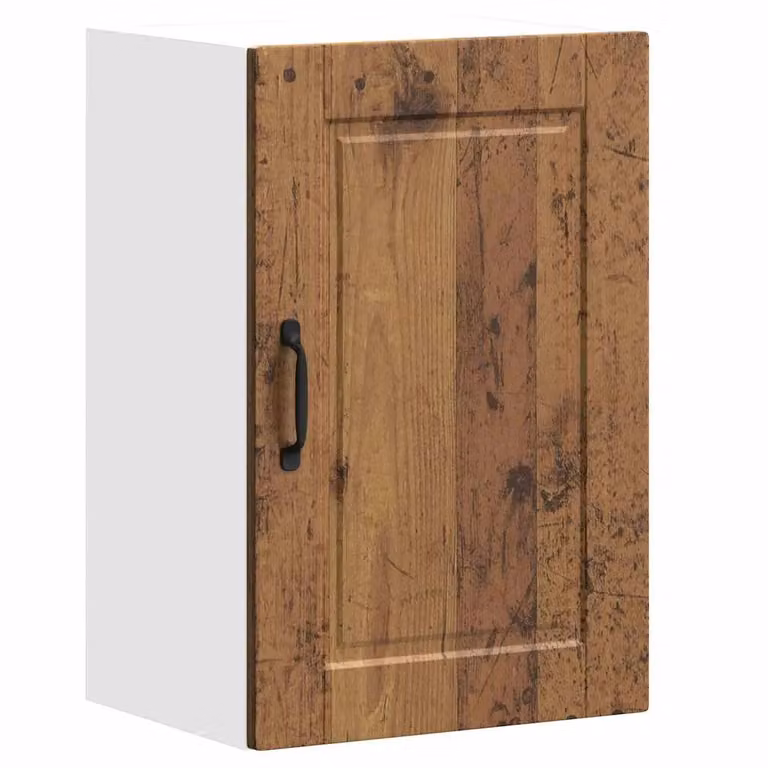 Berkfield Home Porto Old Wood Kitchen Wall Cabinet in Brown