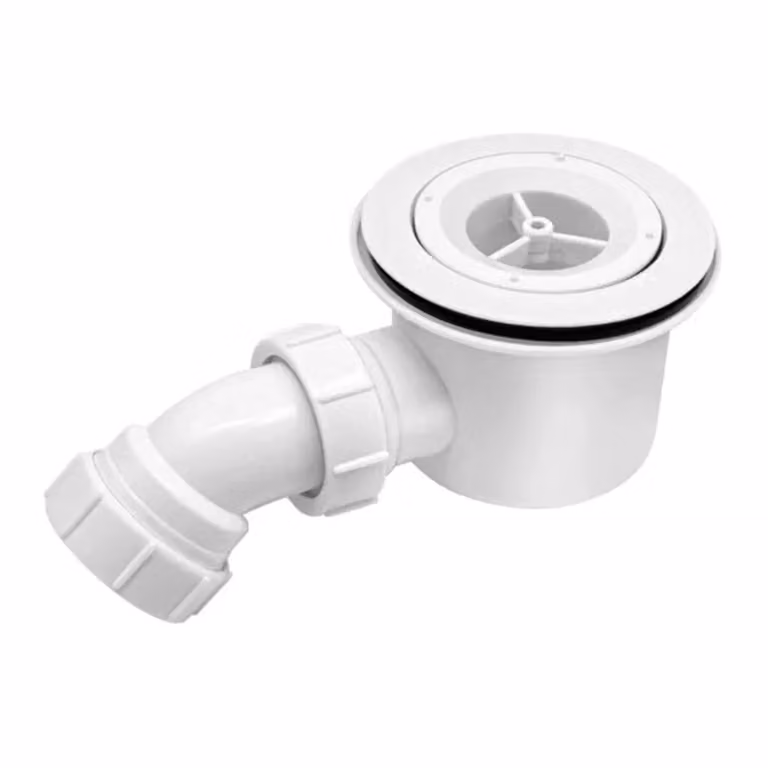 Nuie Mega Fast Flow Shower Tray Waste in White