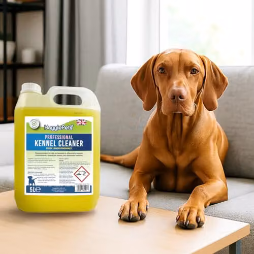 HugglePets Domestic Kennel Cleaner 5L Fresh Lemon Fragrance Pet-Safe Disinfectant and Deodoriser Yellow – 2