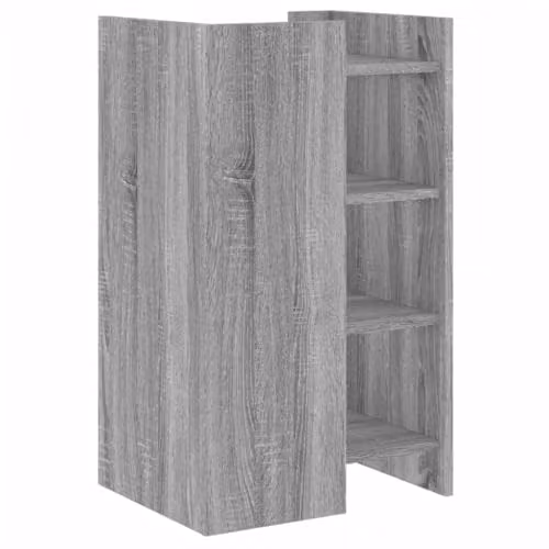 vidaXL Grey Sonoma Sideboard in MDF, W: 45 cm, D: 35 cm, H: 75 cm – 4