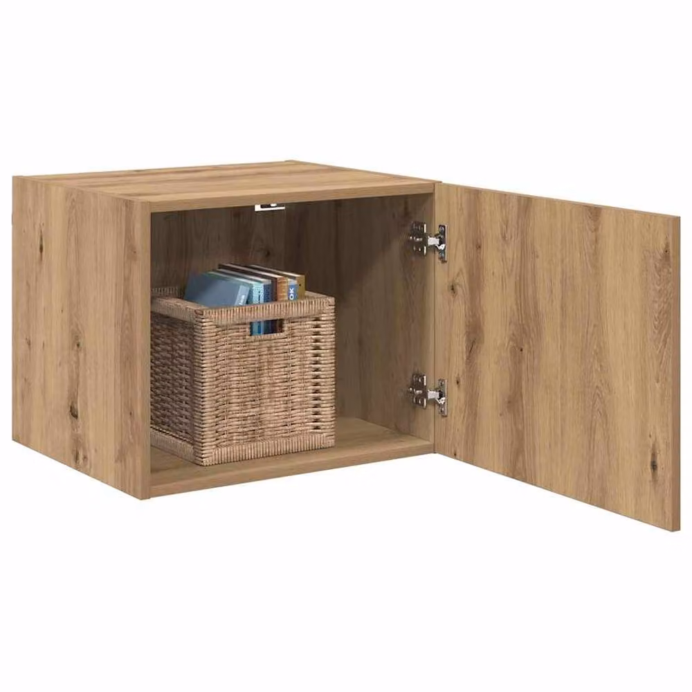 Berkfield Home Artisan Oak Wall Cabinet in Brown, W/D/H: 50 x 42.5 x 40 cm – 3
