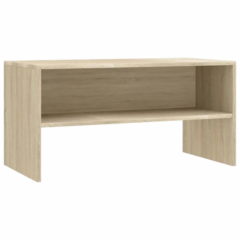 Berkfield Home Sonoma Oak TV Cabinet in Brown, W/D/H: 80 x 40 x 40 cm – 2