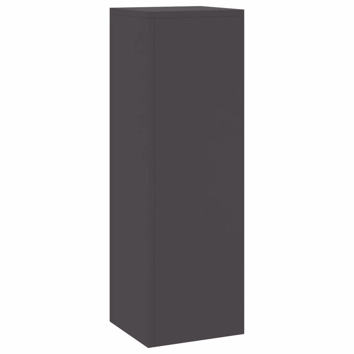 Berkfield Home Modern Outdoor Plant Stand Pillar Set of 2 in Matt Black Steel, W/D/H: 24 x 24 x 75 cm – 4