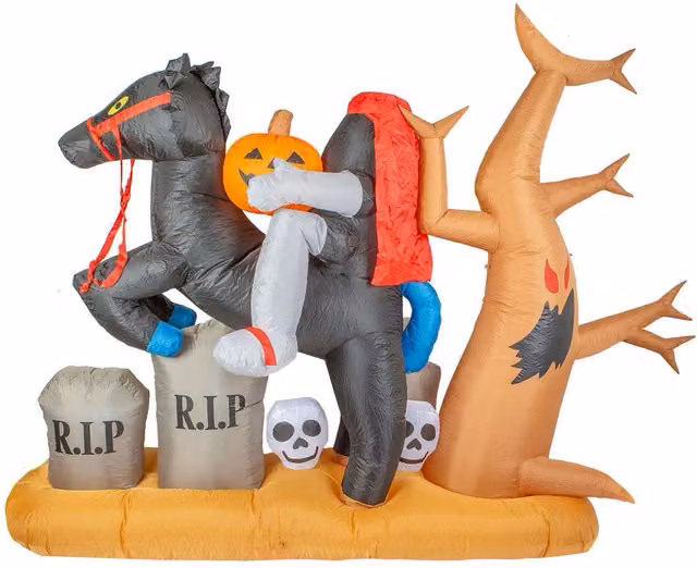 VFM e-Store Multicolour Inflatable Headless Horseman Halloween Decoration