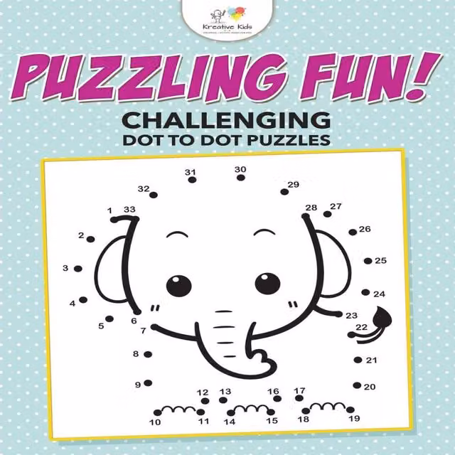 Kreative Kids Dot To Dot Puzzles Multicolour Paperback Book