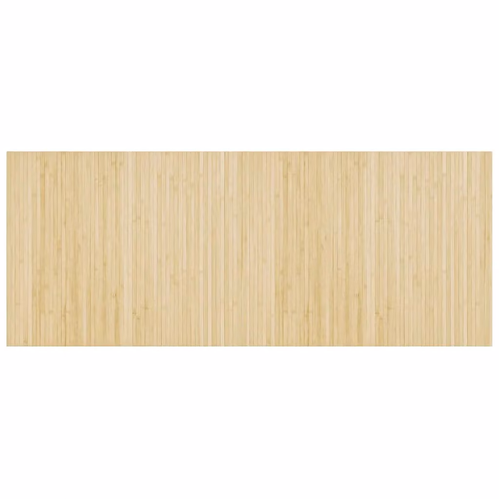 Berkfield Home Rectangular Bamboo Rug in Beige, W: 80 cm x L: 200 cm – 2