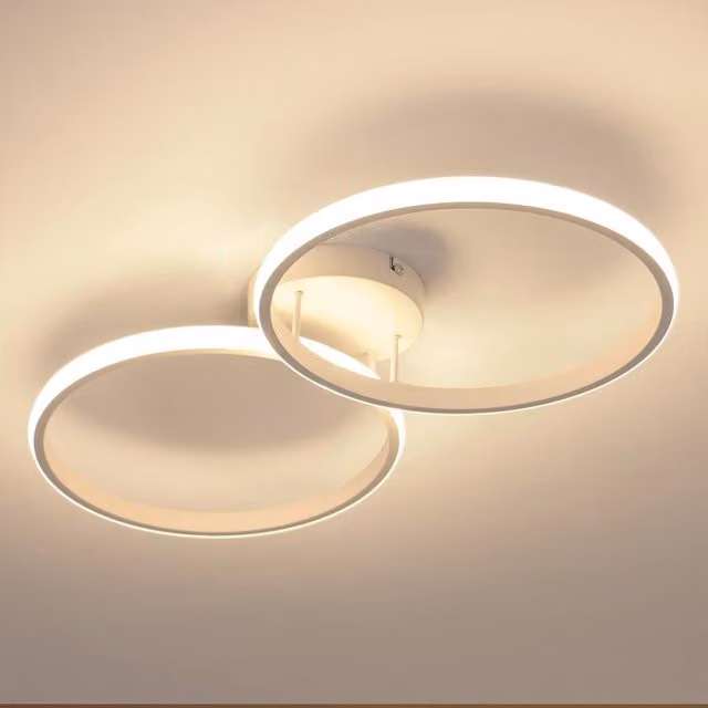Pheashine Modern Round White LED Ceiling Light, 42W, 3000K Warm White – 1