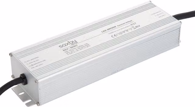 Loops 240W LED Driver 24V Constant Voltage IP67 Rated Silver