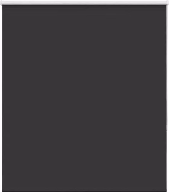 Berkfield Home Blackout Roller Blind, Black Polyester, W: 120 cm, H: 130 cm – 1