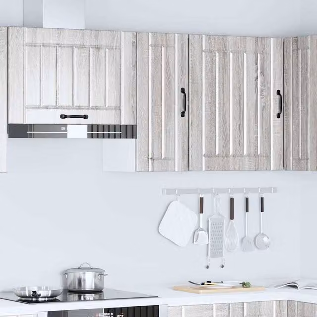 Berkfield Home Lucca Grey Sonoma Kitchen Wall Cabinet