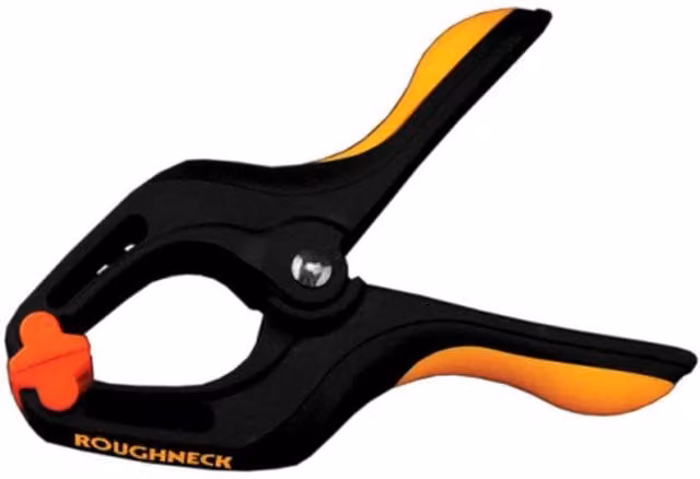 Roughneck Heavy-Duty Plastic Hand Clip, 50mm, Black – 1