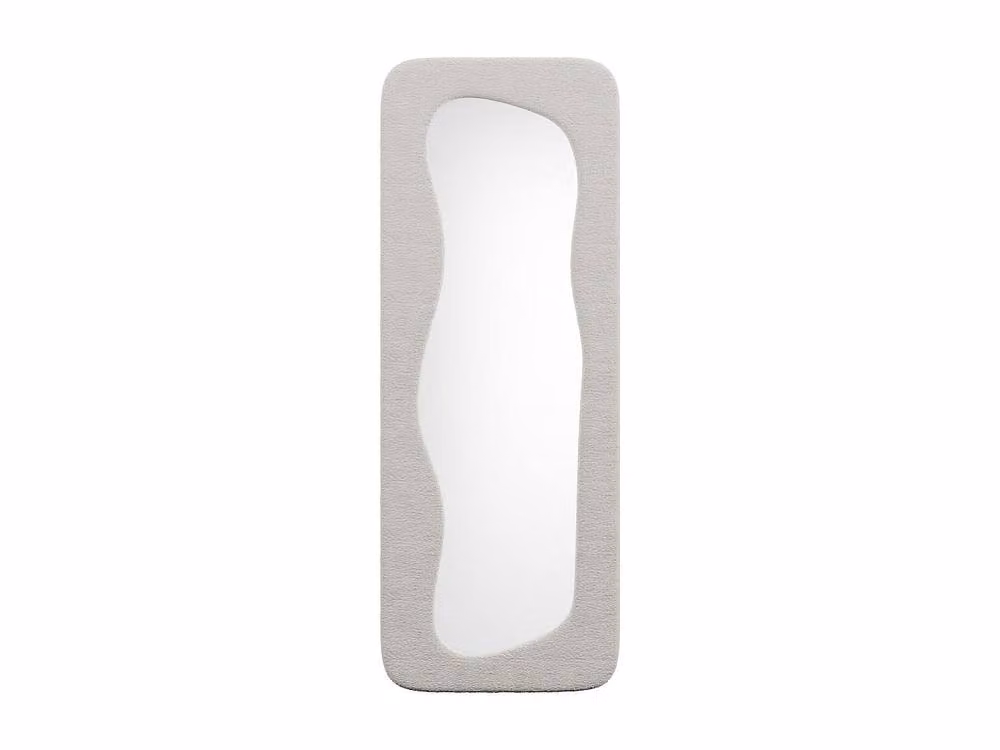 HAIMEI Loop Fabric Wall Mirror in Ivory, W: 60 cm, H: 160 cm – 2