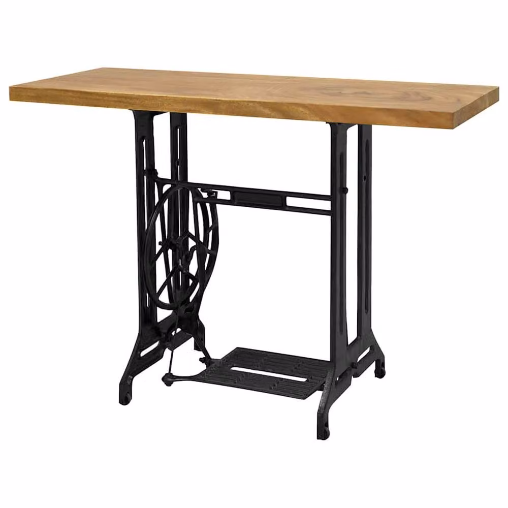 Berkfield Home Sewing Machine Console Table in Brown, W/D/H: 110 x 40 x 75 cm – 2