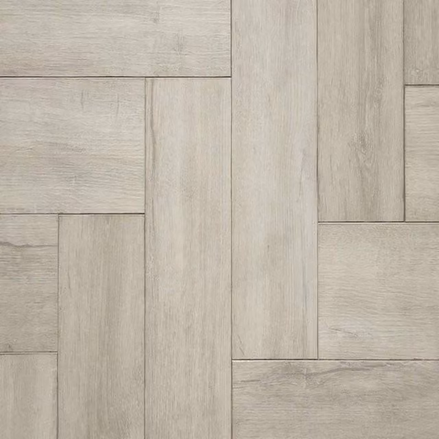 FirmfitORH Wood Effect Herringbone Luxury Vinyl Tile Click Lock, Light Grey, 5mm – 1