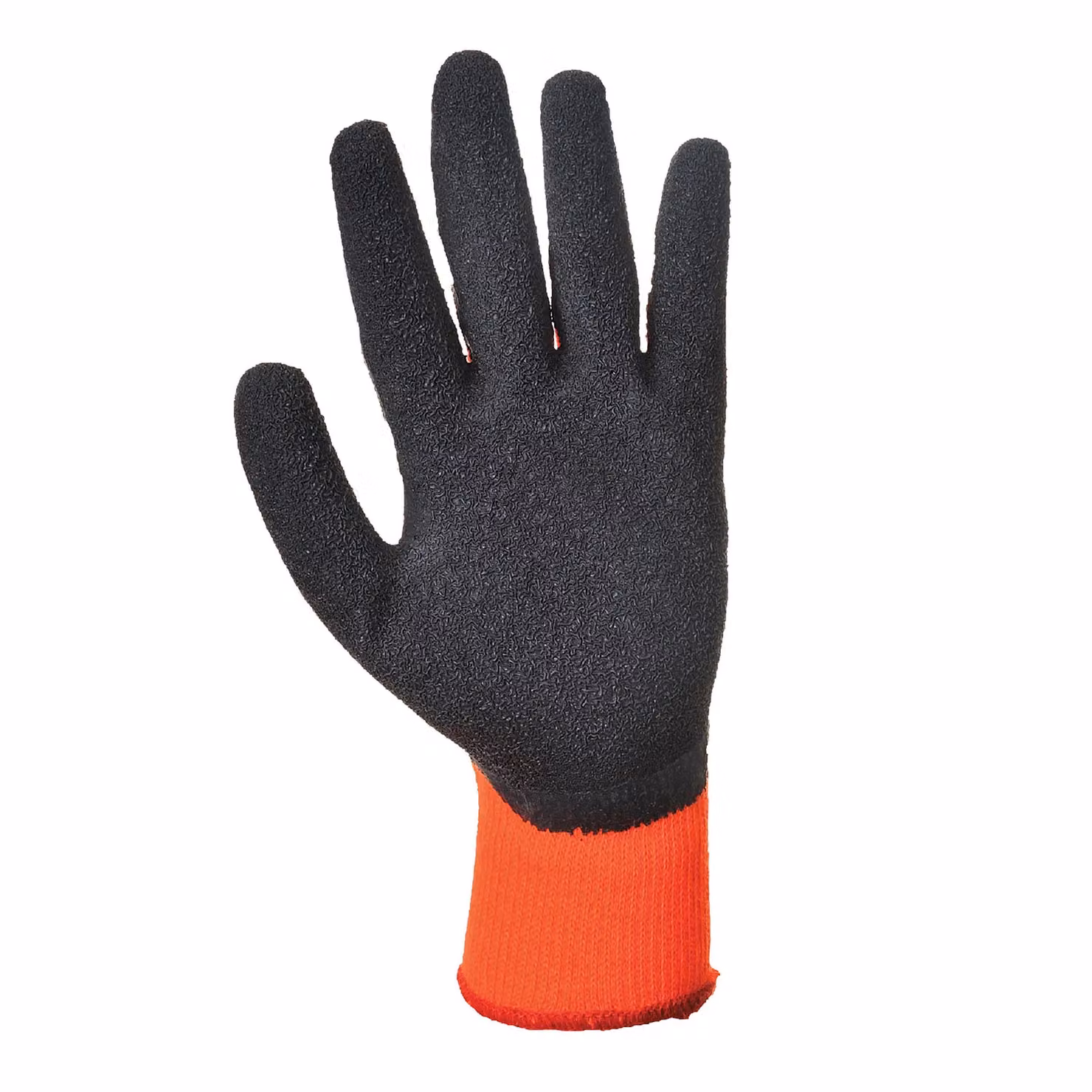 Portwest Thermal Grip Latex Gloves in Orange, Size: XXL – 2