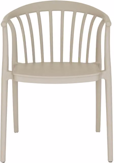 KDMK Modern Grey Upholstered Outdoor Dining Chair