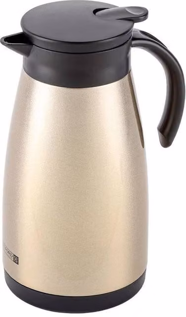 Havendro Gold Insulated Double Walled Stainless Steel Carafe with Lid, 1.5 l – 1