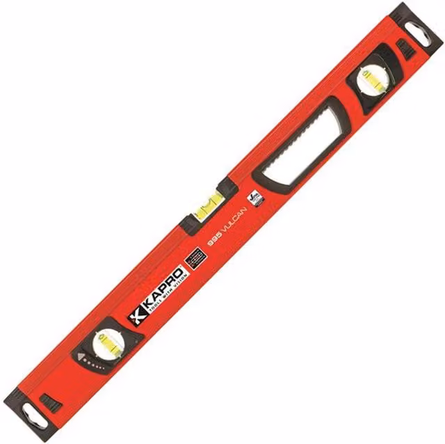 Kapro 995 Vulcan Red Aluminium Spirit Level, Length: 90 cm