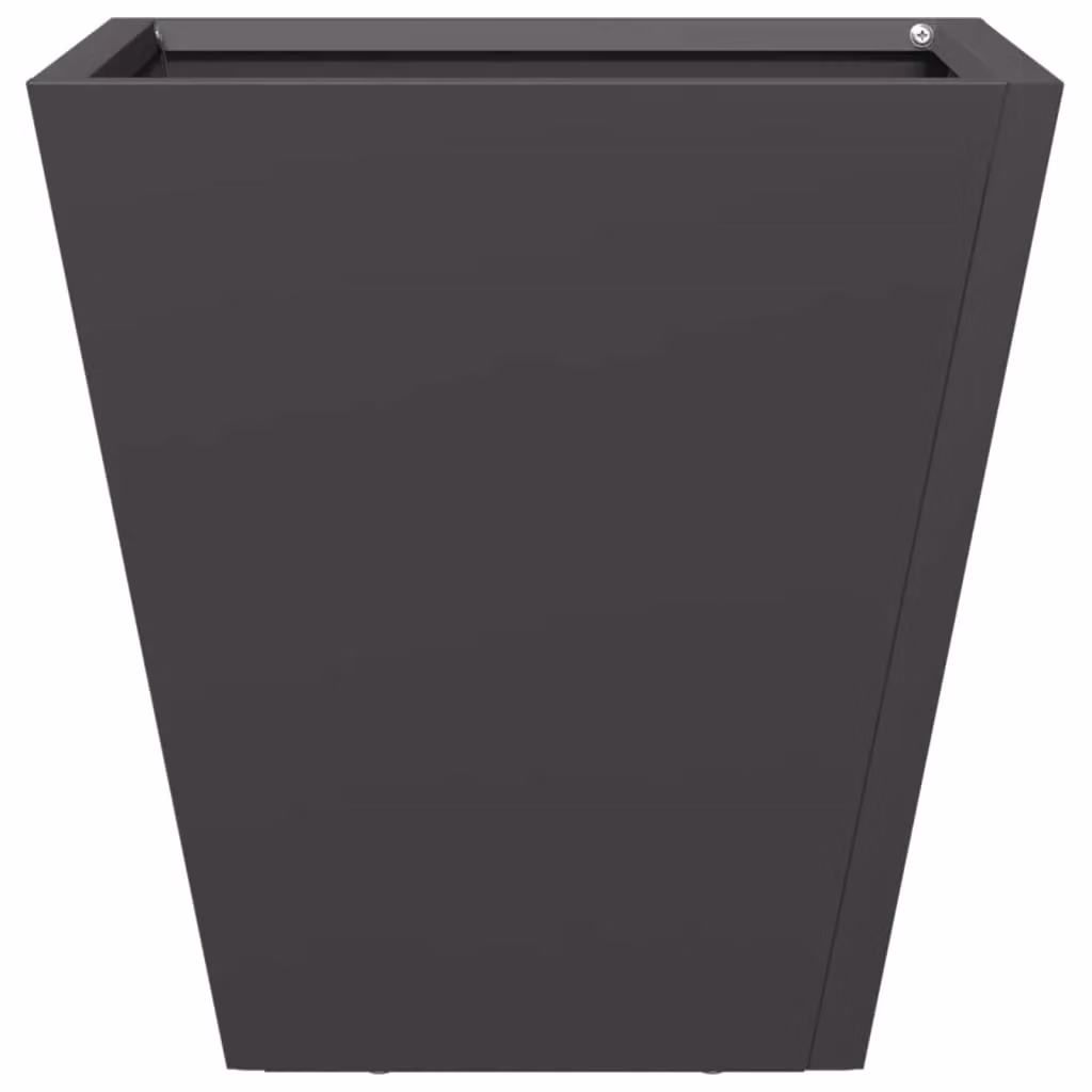 Berkfield Home Steel Garden Planter Tub, Black, W/D/H: 30 x 30 x 30 cm – 3