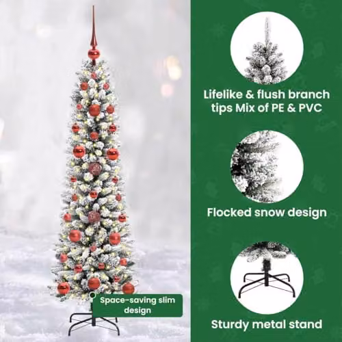vidaXL Artificial White Christmas Tree, Height: 120 cm – 5
