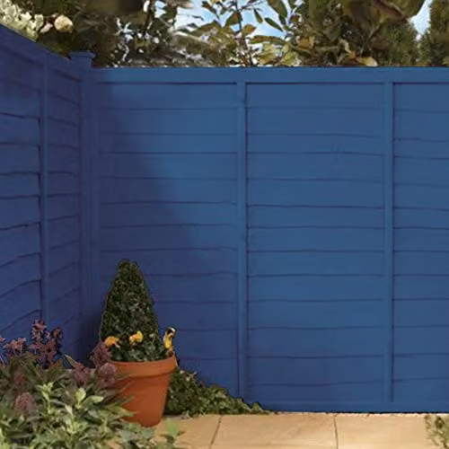 Cuprinol Garden Shades Exterior Woodcare, Barleywood Blue, Matt Opaque Weatherproof Finish, 2.5 l – 3