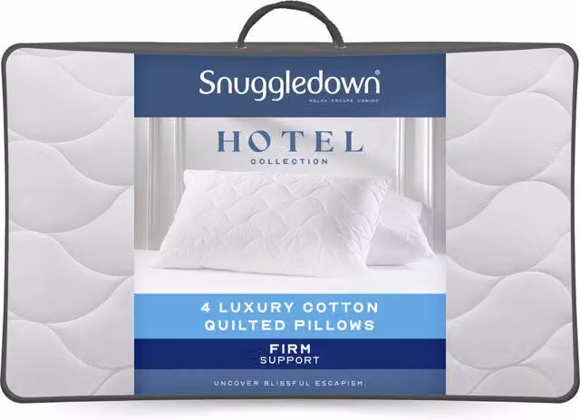 Snuggledown Hotel Cotton Pillow in White